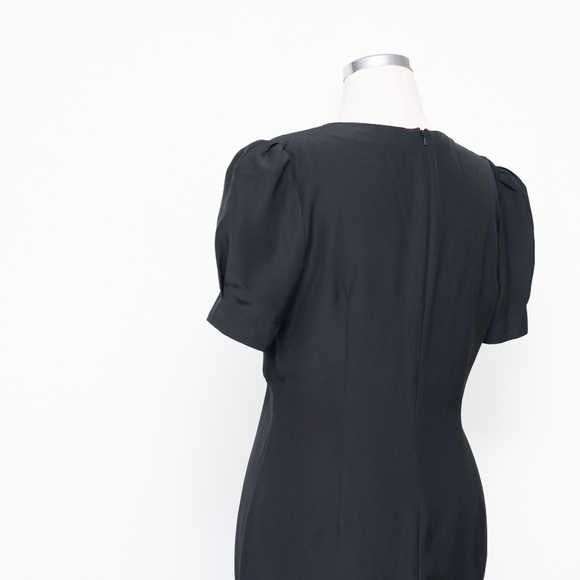 Ieena for Mac Duggal -  leena Rhinestone Cutout Sheath Gown - Picture 9 of 10